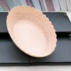 I1342 615 Oval fruit basket, plastic fruit plate, candy plate, home living room, dried fruit plate, daily necessities Item Picture